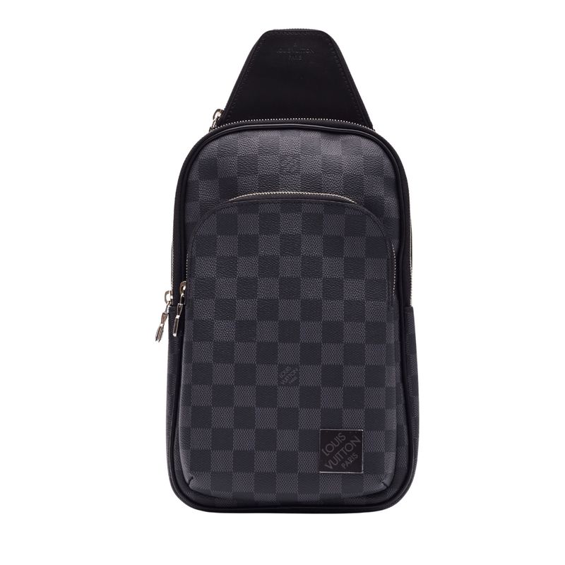 LOUIS VUITTON DAMIER GRAPHITE AVENUE SLING MESSENGER BAG NM