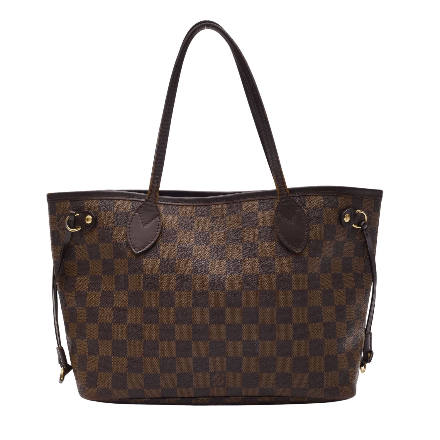 LOUIS VUITTON DAMIER EBENE NEVERFULL PM TOTE