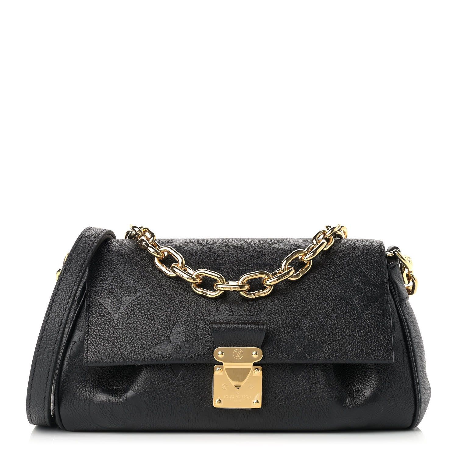 LOUIS VUITTON MONOGRAM GIANT EMPREINTE FAVORITE MM BLACK