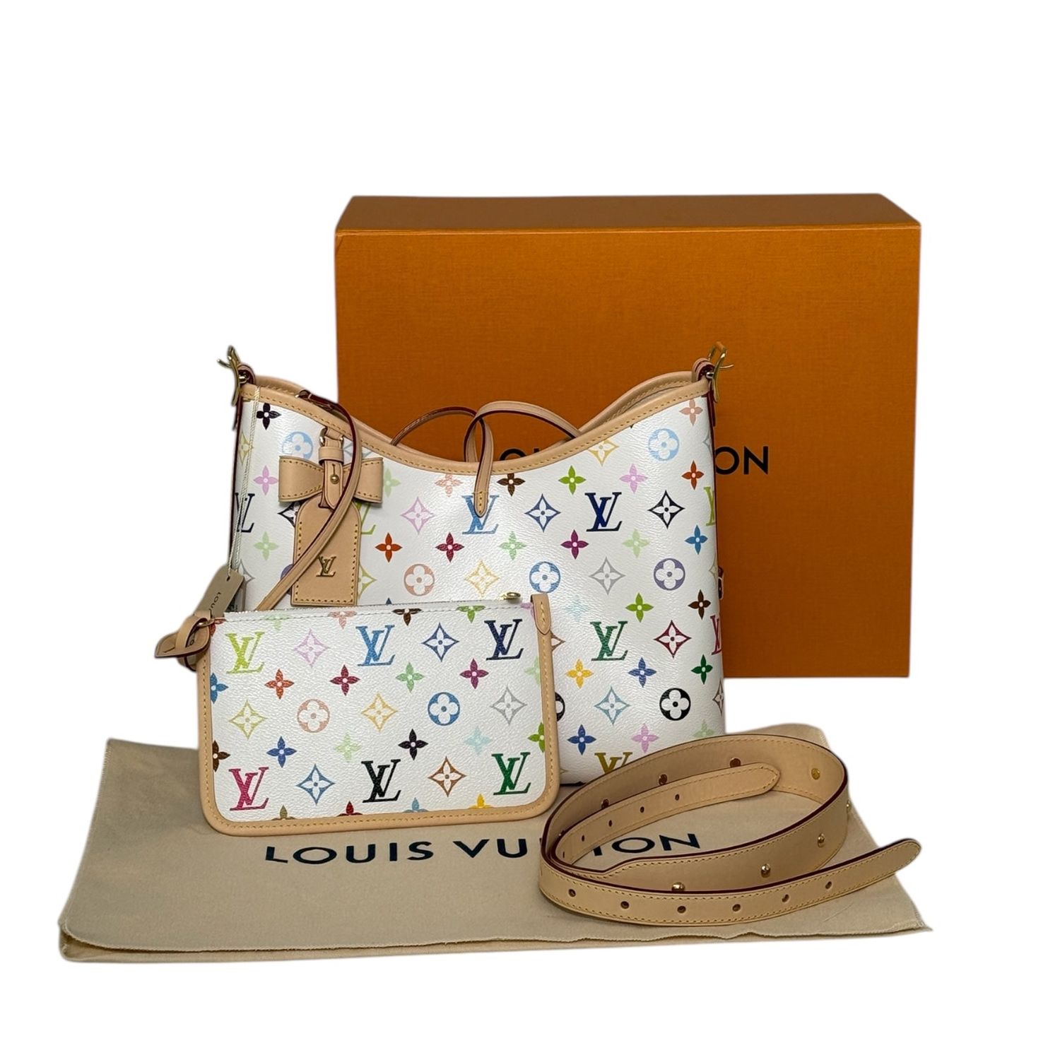 LOUIS VUITTON CLASSIC CARRYALL PM HANDBAG RE-EDITION OF X MURAKAMI COLLECTION