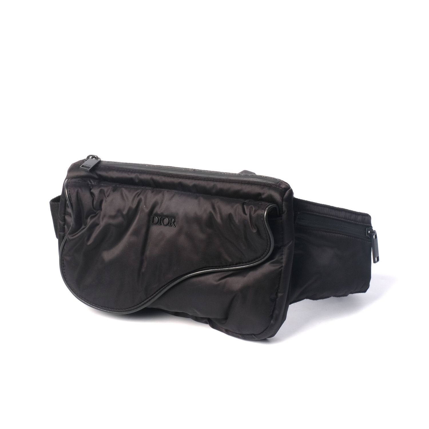 CHRISTIN DIOR  NYLON SADDLE UNIVERSE BELT BAG