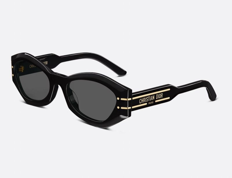 DIOR SIGNATURE BLACK BUTTERFLY SUNGLASSES B1U