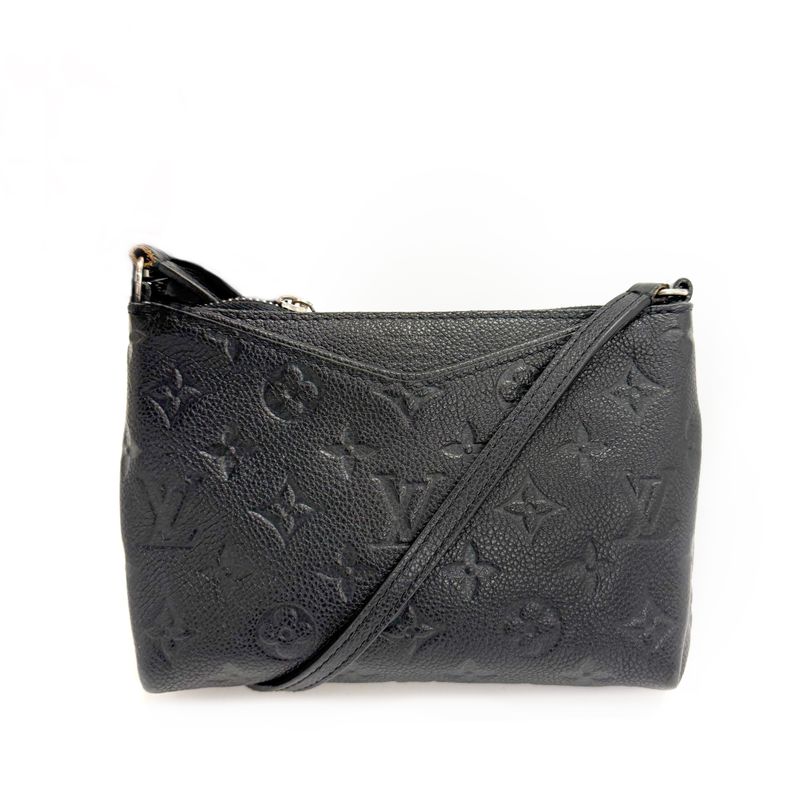 LOUIS VUITTON EMPREINTE MONOGRAM PALLAS  CROSSBODY BAG BLACK (UNIFORMES)