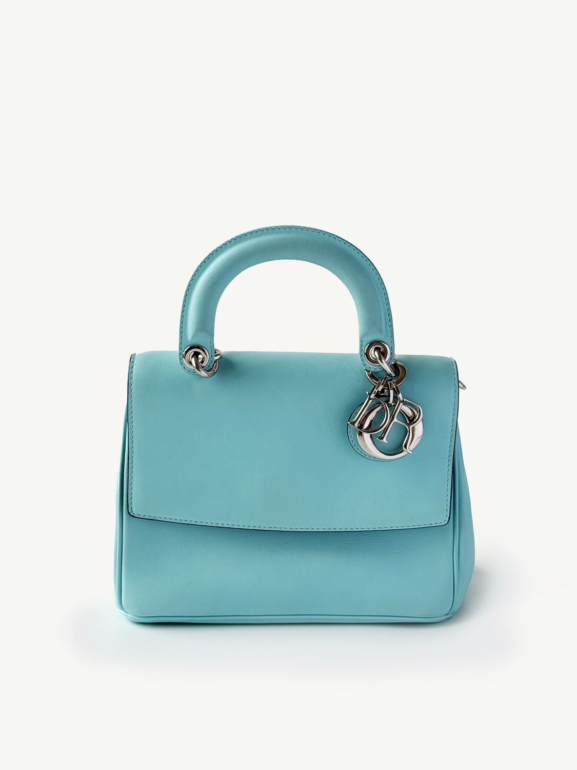 LADY DIOR MINI BE DIOR SKY BLUE  BY RAF SIMONS TOP HANDLE BAG