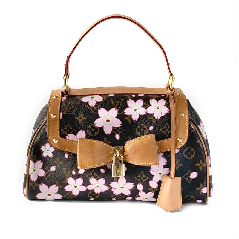 LOUIS VUITTON CHERRY BLOSSOM SAC RETRO HANDBAG