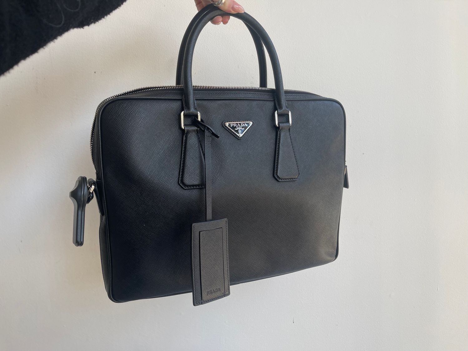 PRADA SAFFIANO LEATHER BRIEFCASE