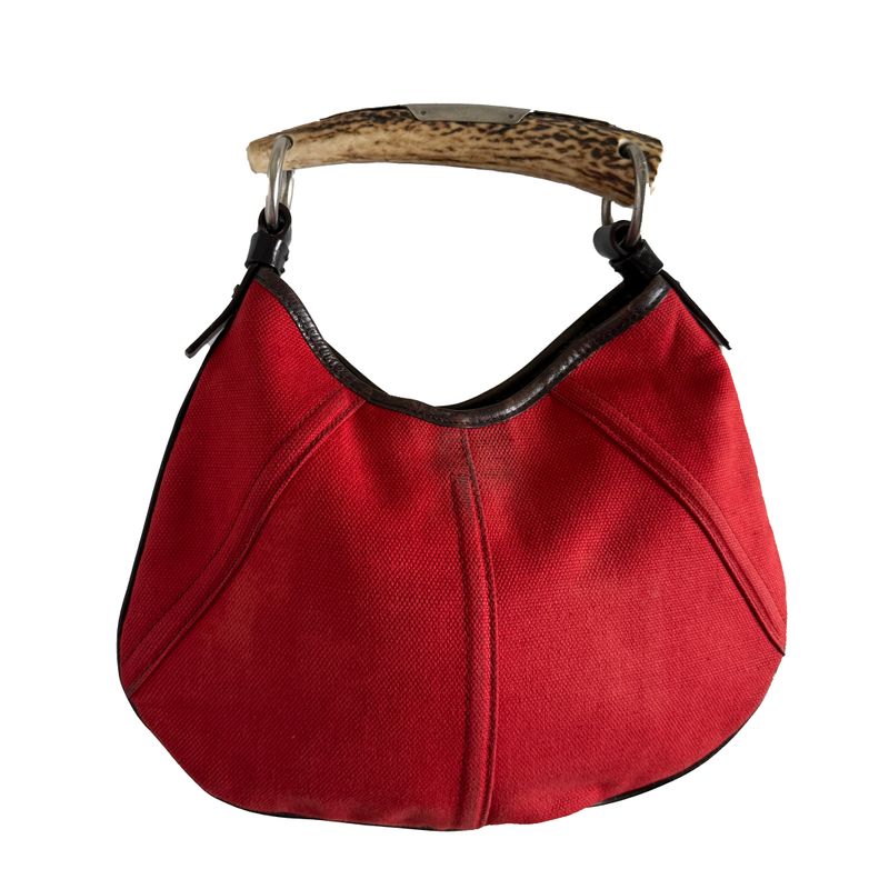 SAINT LAURENT RED MOMBASA BY TOM FORD MINI BAG