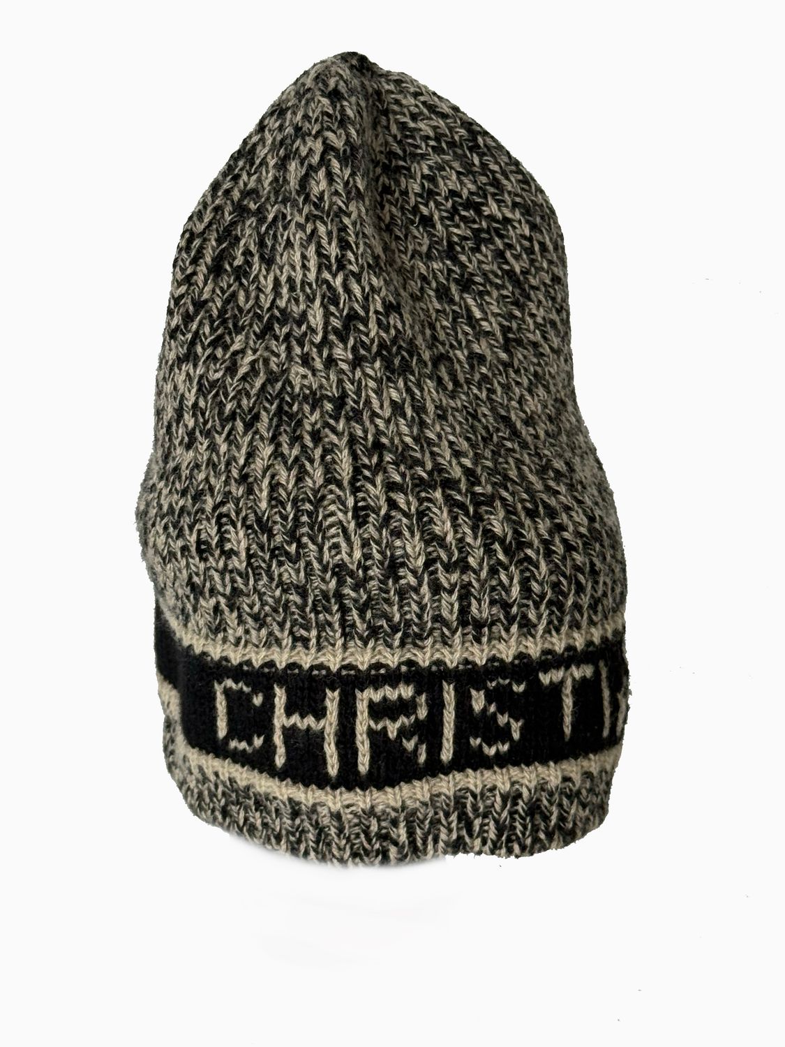 CHRISTIAN DIOR WOOL CASHMERE KNITTED HAT BEANIE
