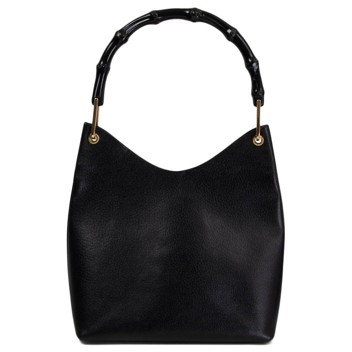 GUCCI BY TOM FORD BAMBOO SHOULDER BAG BLACK
