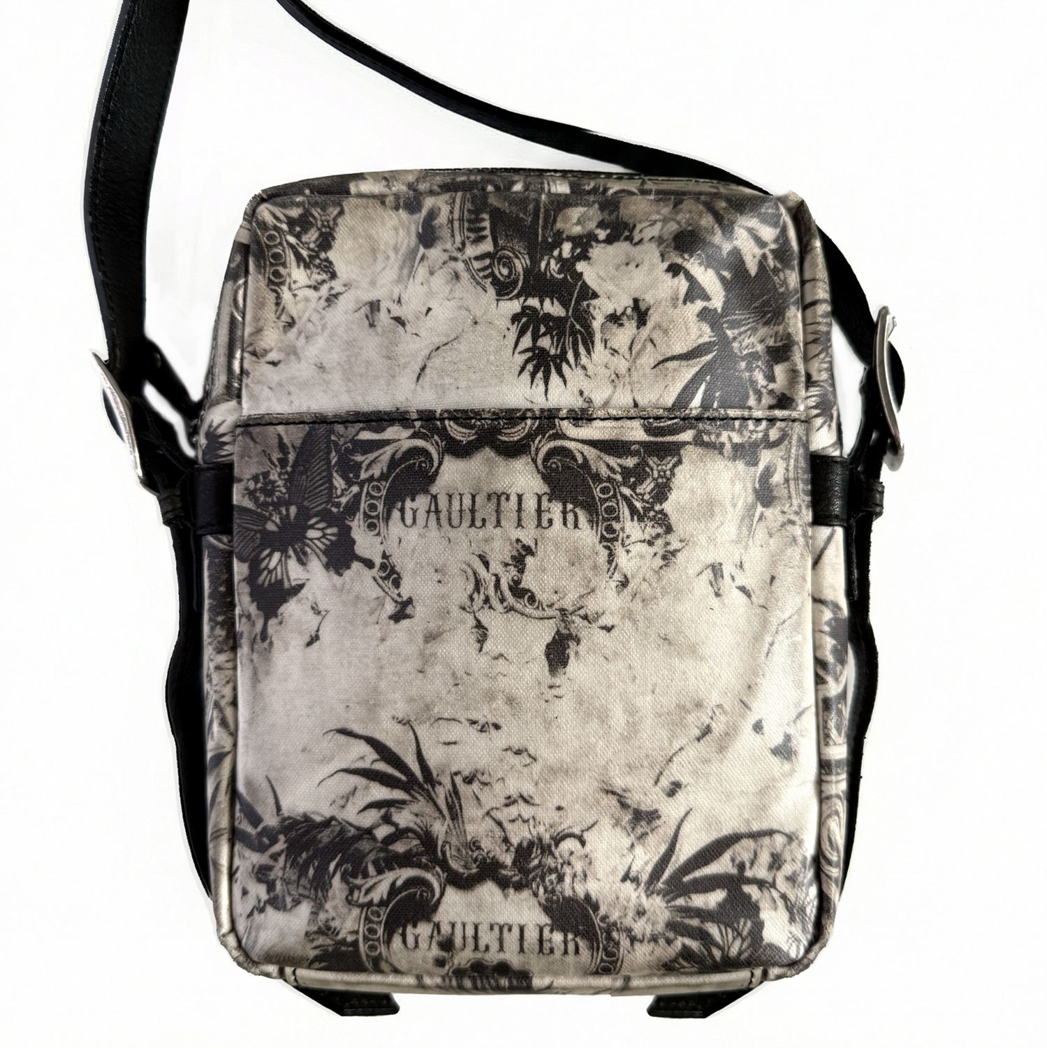 JEAN PAUL GAULTIER PRINT PSYCHEDELIC PARADISE  MESSENGER BAG