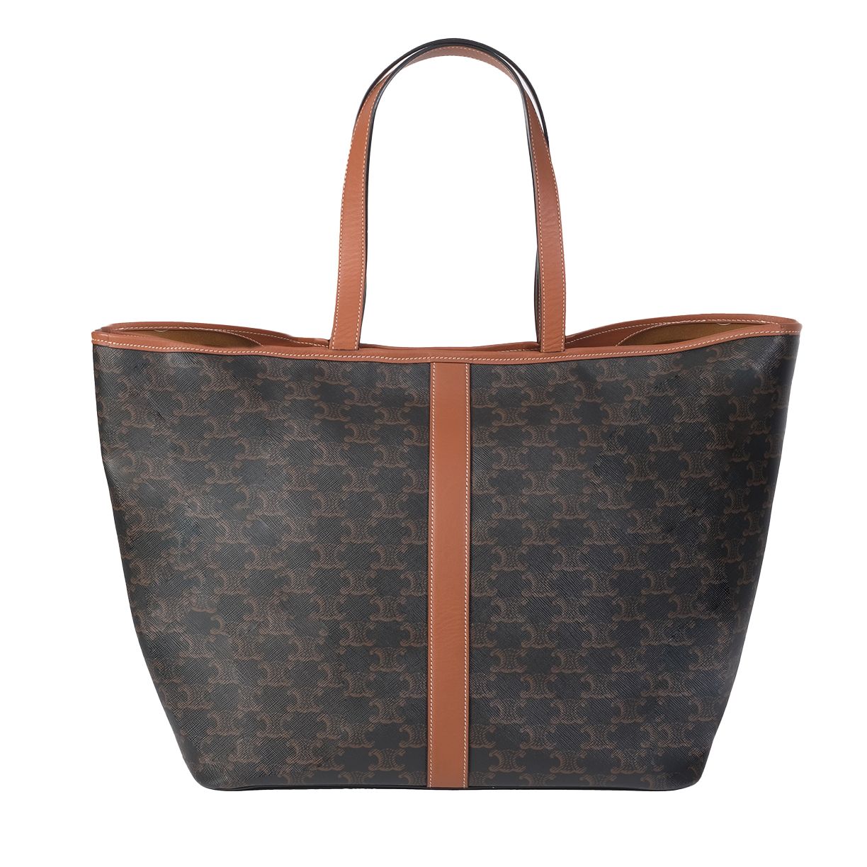 CELINE BROWN TRIOMPHE TOTE BAG