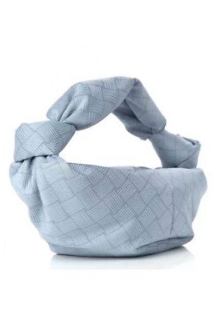 BOTTEGA VENETA JACQUARD DOUBLE KNOT MINI BUBBLE JODIE BAG