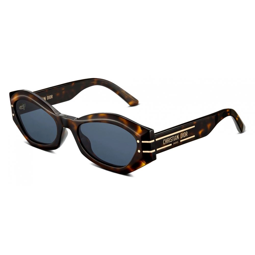 DIOR SIGNATURE BROWN BUTTERFLY SUNGLASSES B1U