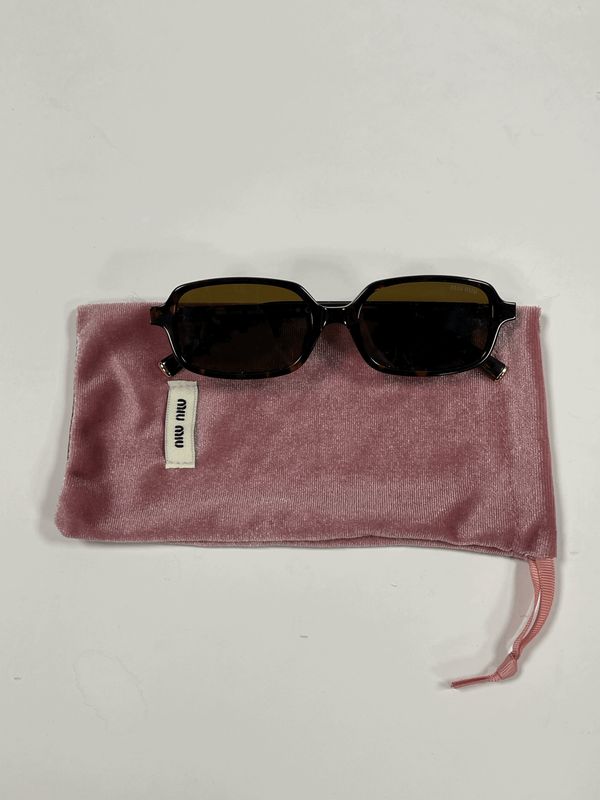 MIU MIU SUNGLASSES BROWN