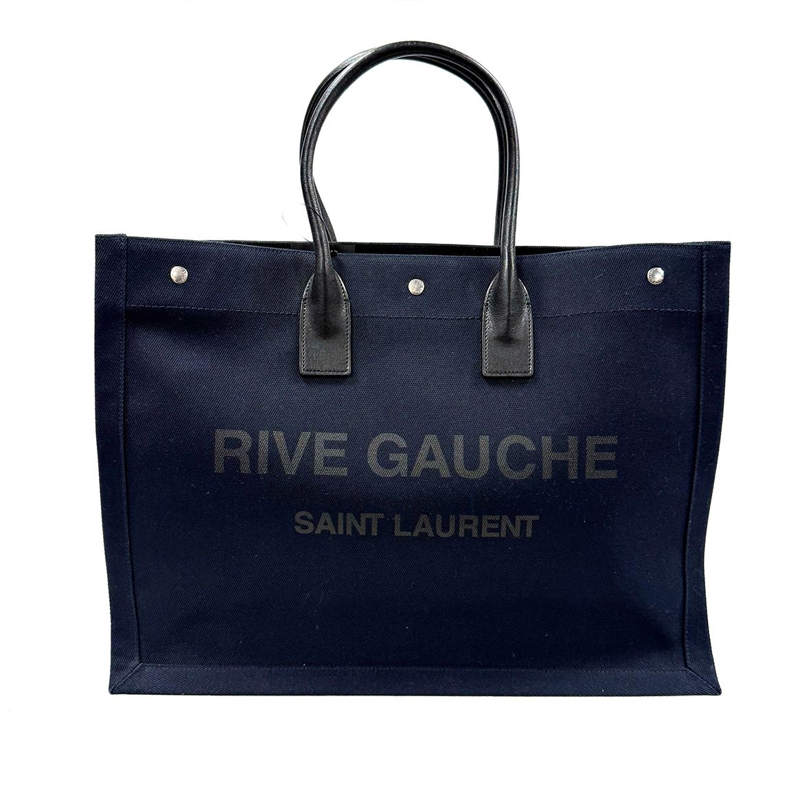 SAINT LAURENT RIVE GAUCHE MARINE LARGE TOTE BAG