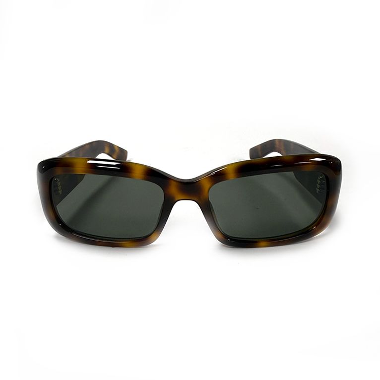 SAINT LAURENT SL 809 RECTANGULAR SUNGLASSES TORTOISE