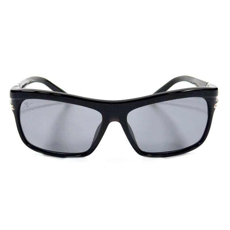 LOUIS VUITTON Z0326W LUNETTES DE SOLEIL RECTANGULAIRES NOIRES À PAILLETTES