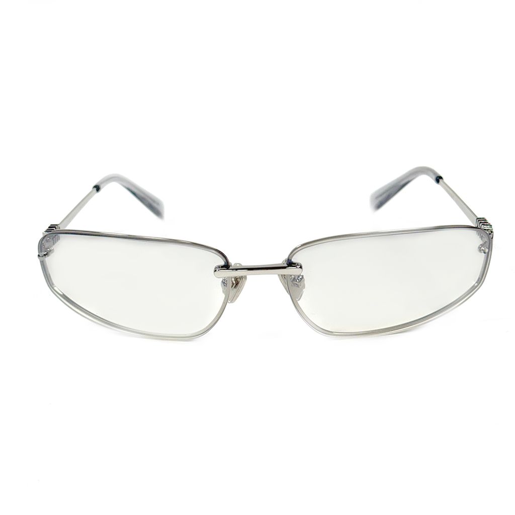 MIU MIU MU A50S SILVER SUNGLASSES