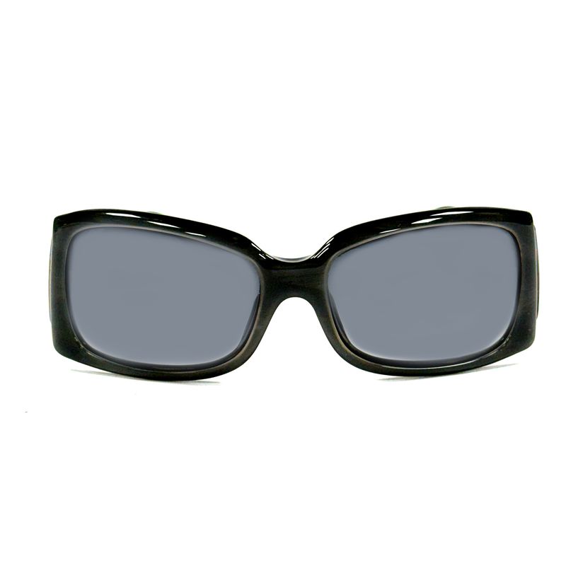 LUNETTES DE SOLEIL RECTANGULAIRES TRANSPARENTES GRIS BURBERRY