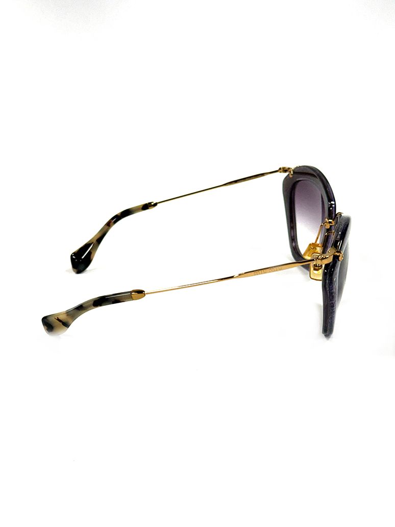 MIU MIU GLITTER CAT-EYE SUNGLASSES SMU10N