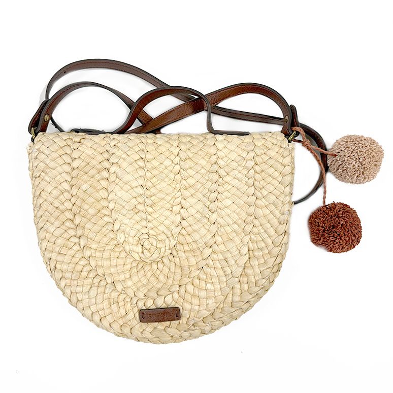 FOSSIL RAFFIA CROSSBODY BAG