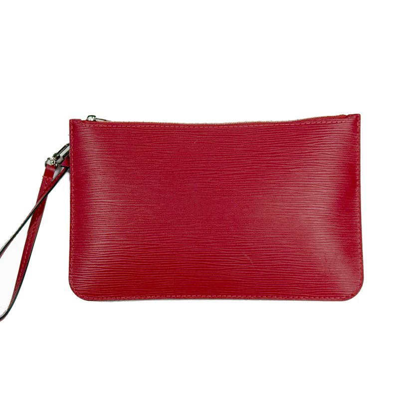 LOUIS VUITTON COQUELICOT EPI LEATHER NEVERFULL POCHETTE GM