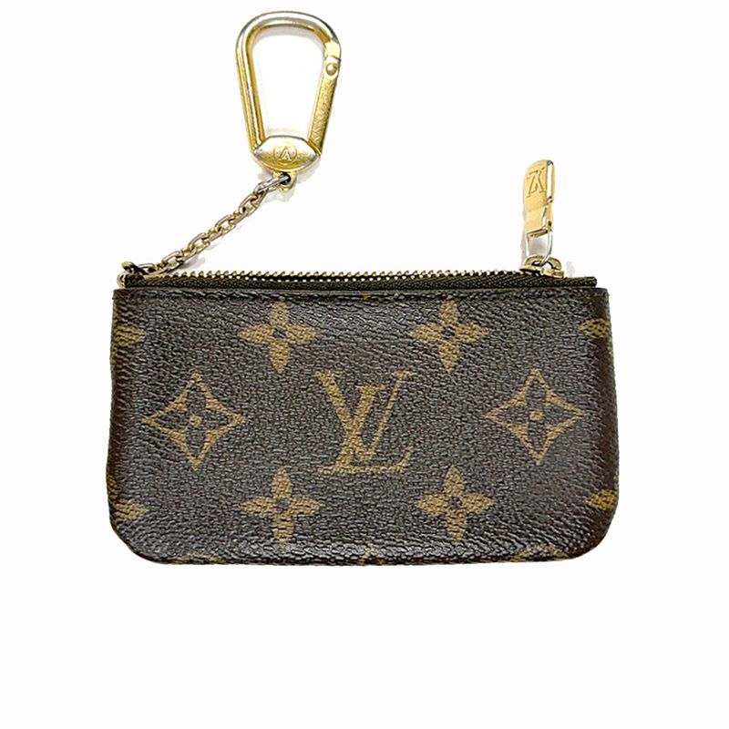 LOUIS VUITTON MONOGRAM COATED CANVAS KEY POUCH