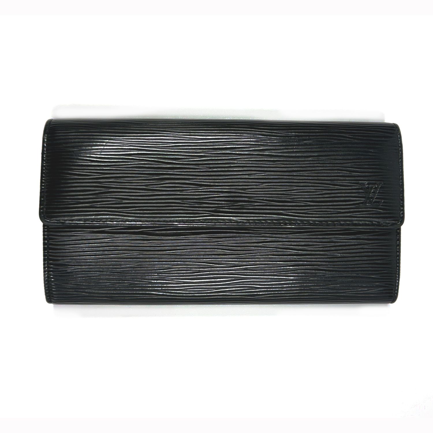 LOUIS VUITTON SARAH BLACK EPI LEATHER WALLET