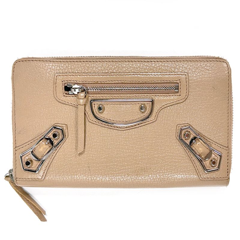 BALENCIAGA CLASSIC CONTINENTAL DUST PINK WALLET