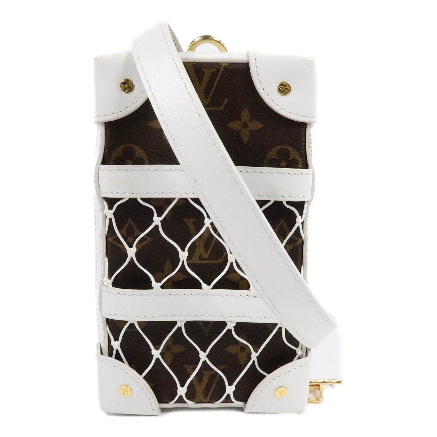 LOUIS VUITTON LV GHW LVXNBA SOFT TRUNK SHOULDER BAG M80102 MONOGRAM BROWN/WHITE