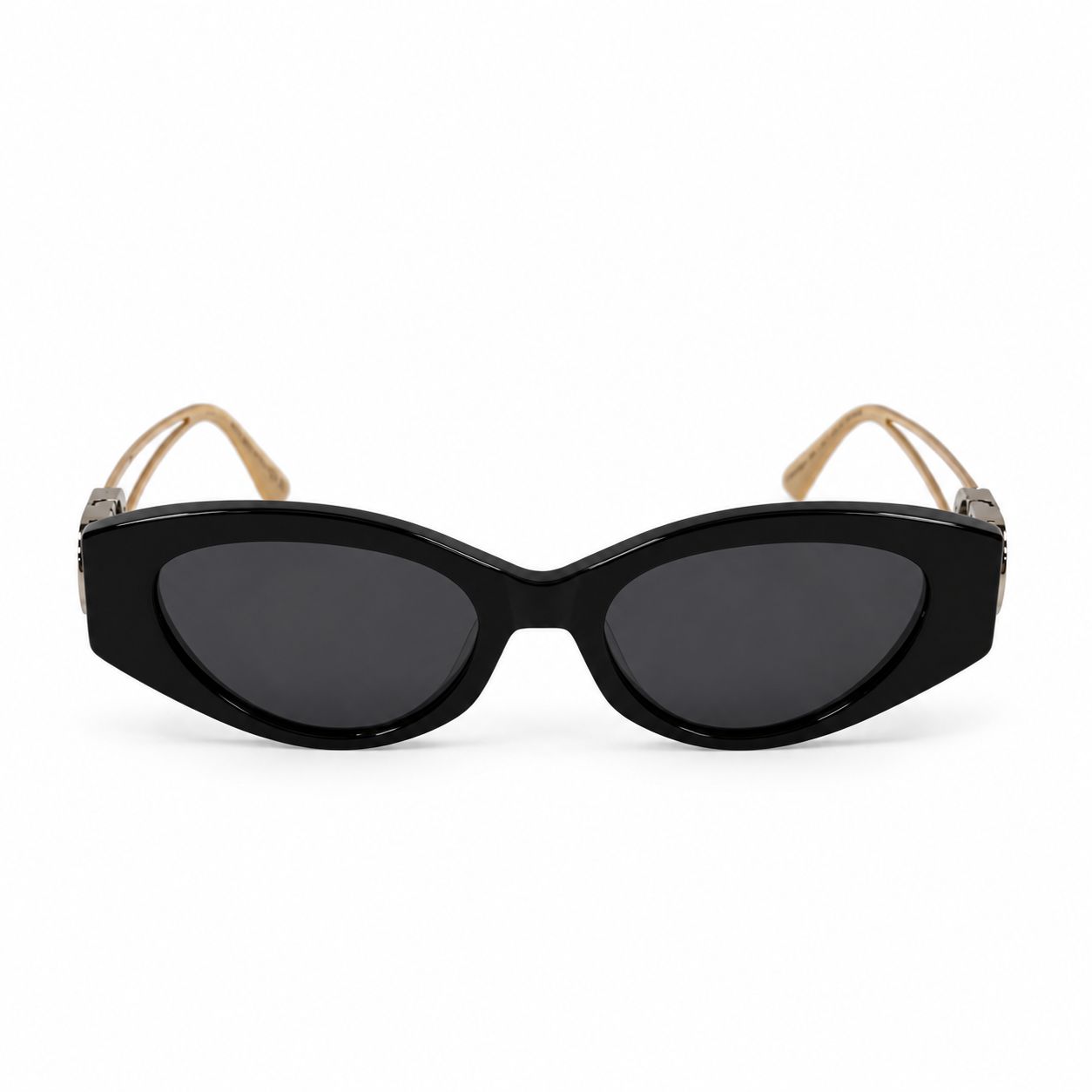 CHRISTIAN DIOR 30 MONTAIGNE B6F BLACK &amp; GOLD SUNGLASSES