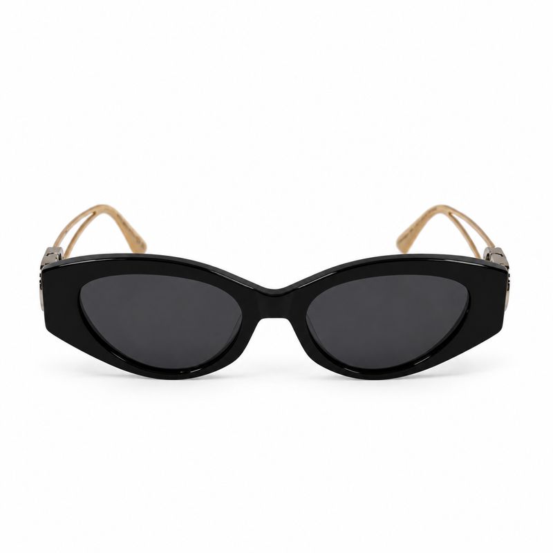 CHRISTIAN DIOR 30 MONTAIGNE B6F BLACK &amp; GOLD SUNGLASSES