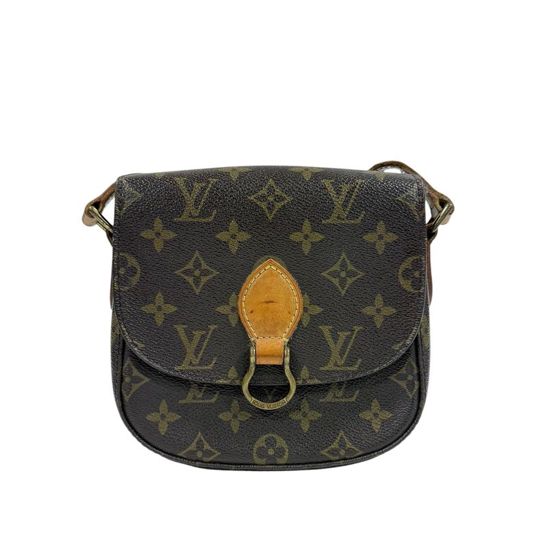 LOUIS VUITTON SAINT CLOUD PM MONOGRAM SHOULDER BAG BY LOUIS VUITTON BROWN 1989