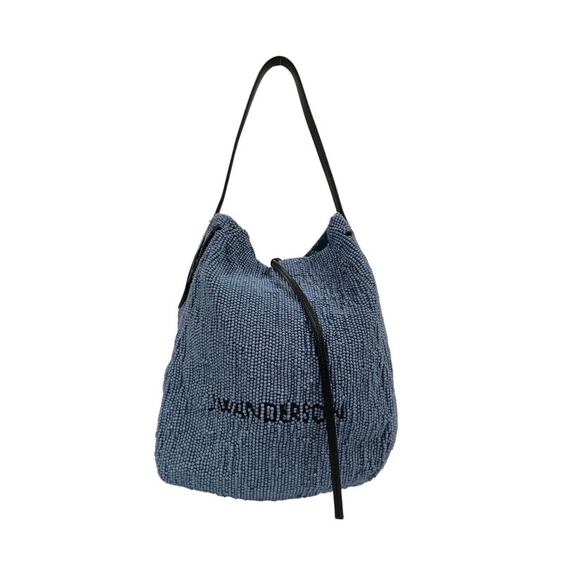 JW ANDERSON SMALL BEADED BULB BAG BY JONATHAN ANDERSON BLUE