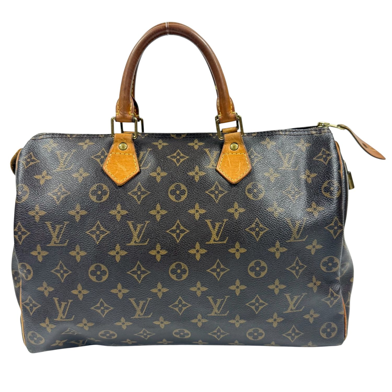 LOUIS VUITTON MONOGRAM CANVAS SPEEDY 35 HANDBAG BY MARC JACOBS – BROWN, 2007