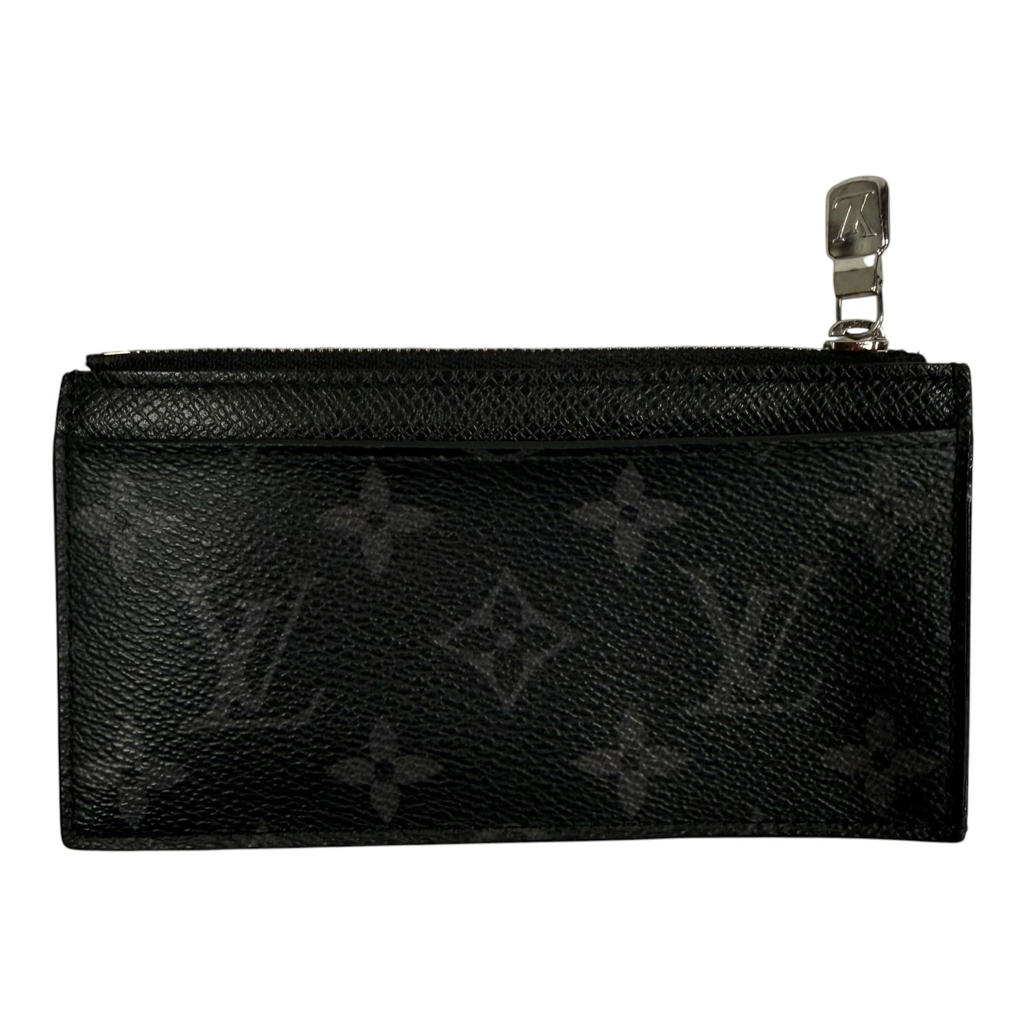 LOUIS VUITTON PORTE-CARTES ET MONNAIE NOIR MONOGRAM ECLIPSE TAIGARAMA PAR VIRGIL ABLOH