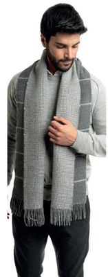 Reversible Window Pane Scarf