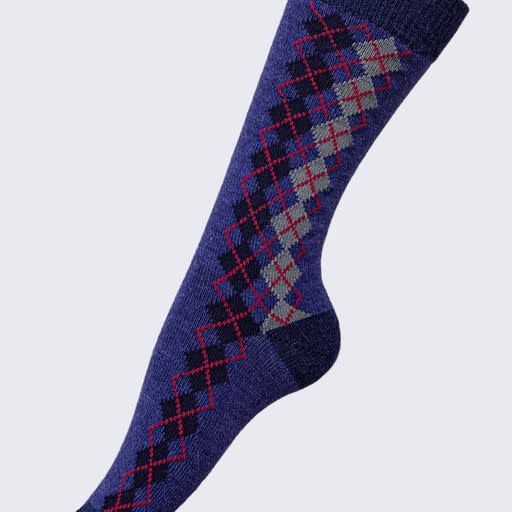 Classic Diamond Dress Socks