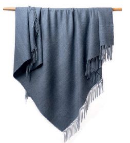 100% Baby Alpaca Striped Blanket