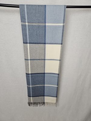 100% Baby Alpaca Horizon Stripe Blanket