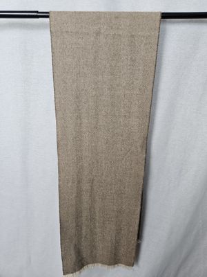 Royal Alpaca Herringbone Eyelash Fringe Scarf