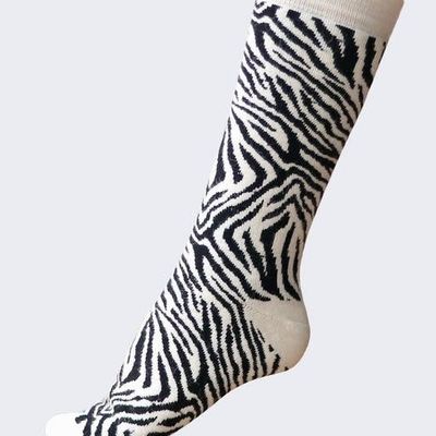 Zebra Alpaca Socks