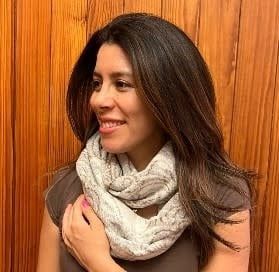 Golden Flowers Infinity Scarf