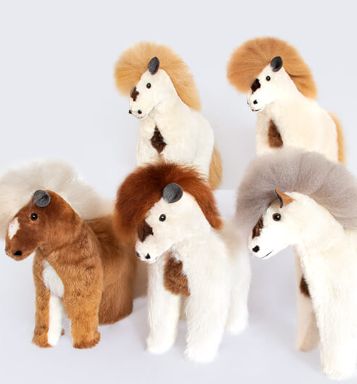 Alpaca Stuffed Horse