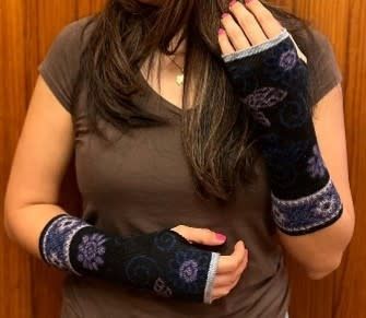 Midnight Garden Mittens