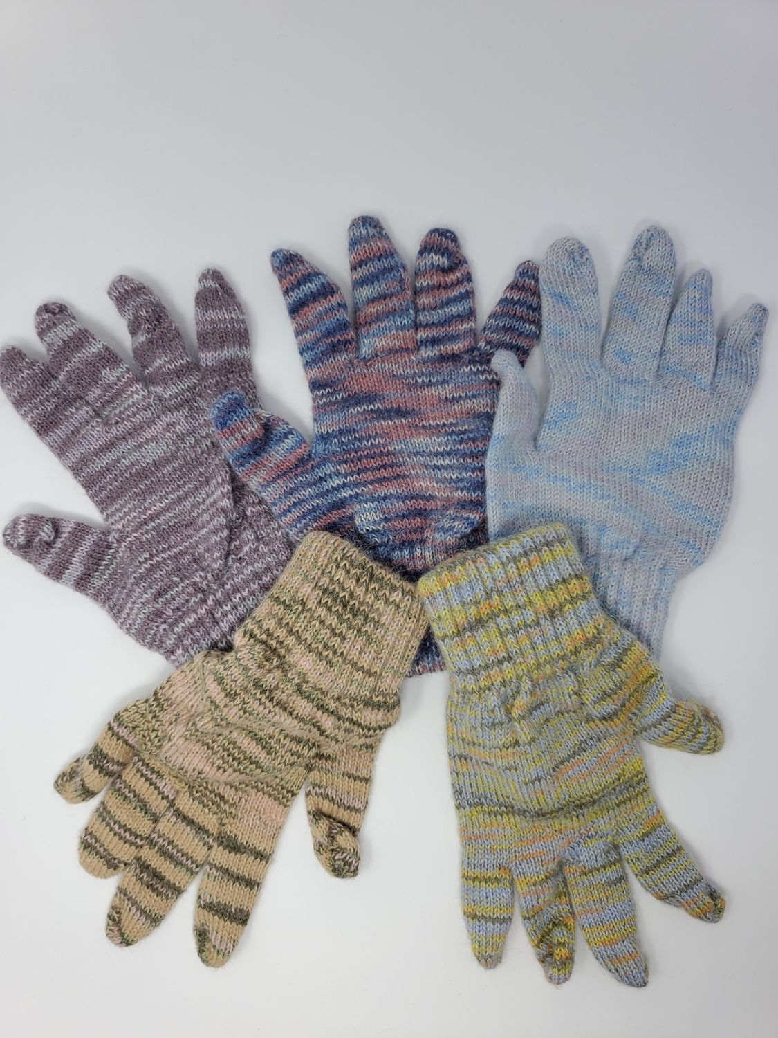 Candy Stripe Gloves