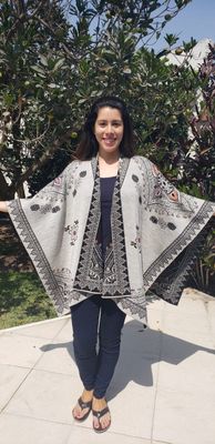 Diamond Daze Reversible Ruana