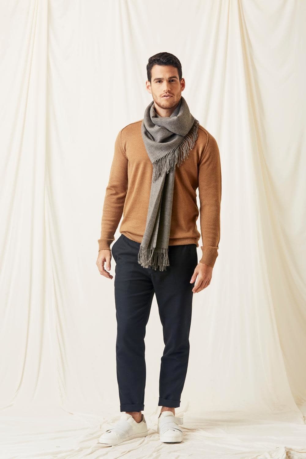 ECO Solid Color Stole, Color: Charcoal