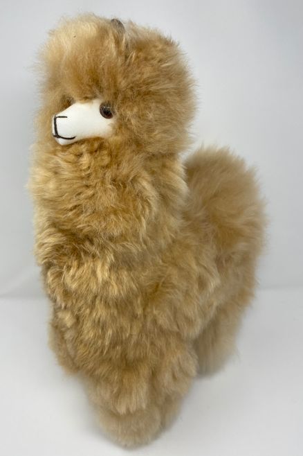 Alpaca Stuffed Animal - Standing 18&quot;, Color: Brown
