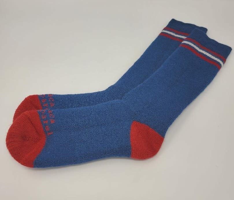Courtyard Knit Socks, Color: Navy, Size: Small/Medium